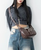 【ウィゴー/WEGO】のマルチWAYハーフムーンベルトバッグ 人気、トレンドファッション・服の通販 founy(ファニー) ファッション Fashion レディースファッション WOMEN バッグ Bag ベルト Belts ショルダー Shoulder スマホ Smartphone トレンド Trend リボン Ribbon thumbnail ダークブラウン|ID: prp329100004119915 ipo3291000000028091771