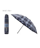 【ムーンバット/MOONBAT】の【大きめ】マッキントッシュ フィロソフィー 折りたたみ傘 Barbrella 超軽量 約140g チェック 60cm UV ネイビーブルー|ID: prp329100004120807 ipo3291000000028109824