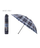 【ムーンバット/MOONBAT】の【大きめ】マッキントッシュ フィロソフィー 折りたたみ傘 Barbrella 超軽量 約135g チェック 55cm UV ネイビーブルー|ID: prp329100004120808 ipo3291000000028109830