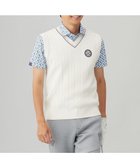 【23区 ゴルフ/23区GOLF / MEN】の【MEN】【ウォッシャブル】コットンブレンドニットベスト ホワイト系|ID: prp329100004120813 ipo3291000000028109859