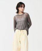 【グレース コンチネンタル/GRACE CONTINENTAL】のモヘヤシアーニットトップ 人気、トレンドファッション・服の通販 founy(ファニー) ファッション Fashion レディースファッション WOMEN トップス・カットソー Tops/Tshirt ニット Knit Tops A/W・秋冬 Aw・Autumn/Winter・Fw・Fall-Winter S/S・春夏 Ss・Spring/Summer シアー Sheer シンプル Simple セーター Sweater モヘヤ Mohair リラックス Relax エレガント 上品 Elegant 夏 Summer thumbnail グレー|ID: prp329100004120815 ipo3291000000028109924