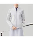 【23区 ゴルフ/NIJYUSANKU GOLF】の【WOMEN】【ウォッシャブル】フルジップニットブルゾン ライトグレー系|ID: prp329100004120845 ipo3291000000028110033