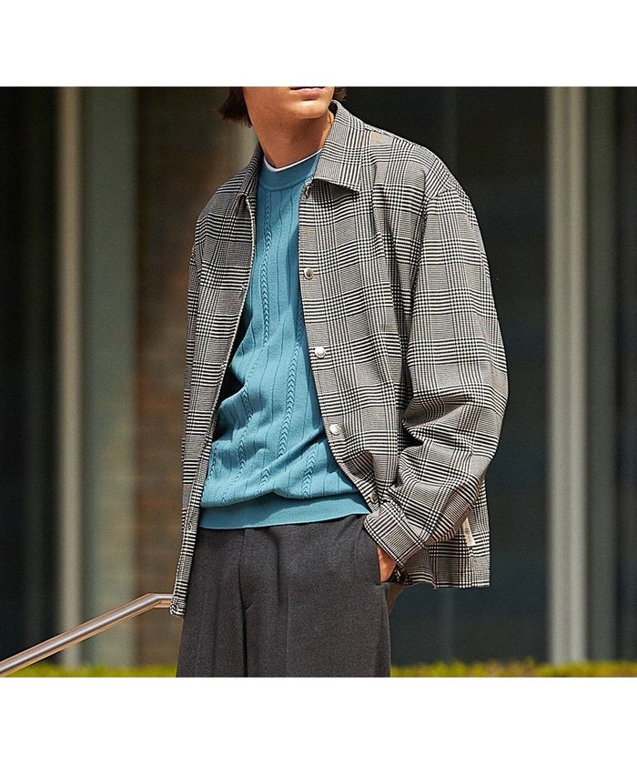 【ジェイ プレス/J.PRESS / MEN】のKANEMASA グレンチェック サッカージャージー コーチジャケット インテリア・キッズ・メンズ・レディースファッション・服の通販 founy(ファニー) https://founy.com/ ファッション Fashion メンズファッション MEN アウター Coats Outerwear/Men ブルゾン Blouson/Jackets インナー Inner 秋 Autumn/Fall 軽量 Lightweight サッカー Soccer ジャケット Jacket ジャージー Jersey チェック Check バランス Balance ブルゾン Blouson A/W・秋冬 Aw・Autumn/Winter・Fw・Fall-Winter S/S・春夏 Ss・Spring/Summer 夏 Summer |ID: prp329100004121950 ipo3291000000031685961