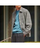 【ジェイ プレス/J.PRESS / MEN】のKANEMASA グレンチェック サッカージャージー コーチジャケット ブラック系3|ID: prp329100004121950 ipo3291000000031685962