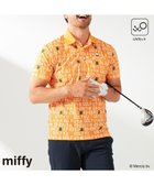 【23区 ゴルフ/23区GOLF / MEN】の【MEN】【吸水速乾/UVカット】ミッフィーロゴポロシャツ オレンジ系5|ID: prp329100004121966 ipo3291000000028127819