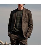 【ジョセフ アブード/JOSEPH ABBOUD / MEN】の【ストレッチ/スウェードタッチ/JAPANファブリック】コマ スウェード ジャケット カーキ系|ID: prp329100004121968 ipo3291000000028462980