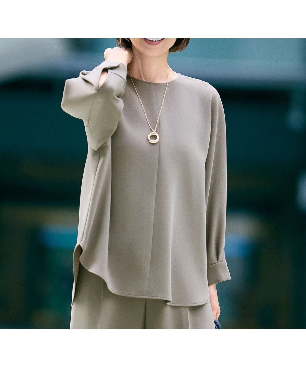【自由区/JIYU-KU】の【カタログ掲載・セットアップ対応】トリアセダブルクロス ブラウス インテリア・キッズ・メンズ・レディースファッション・服の通販 founy(ファニー) 　ファッション　Fashion　レディースファッション　Fashion for Women　トップス・カットソー　Cut & Sew Tops　シャツ・ブラウス・オフィスカジュアル　Elegant Blouses & Button-Ups　セットアップ　Matching Sets　レディーストップス・ブラウス　Tops & Blouses / Assorted Women's Tops　ジャケット　Jacket, Outerwear　ストレッチ　Stretch, Stretchy Fabric　スリーブ　Sleeve, Long Sleeve / Short Sleeve　セットアップ　Set-Up, Coordinated Outfit　フォルム　Silhouette, Form　A/W・秋冬　Autumn/Winter　S/S・春夏　SS, Spring/Summer, Warm Season　おすすめ　Recommended / Our Picks　夏　Summer　セレモニー　Ceremony　ビジネス 仕事 通勤　Business / Work / Commuting　モカ|ID: prp329100004121980 ipo3291000000034331203