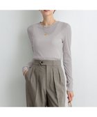 【23区/NIJYUSANKU】の【SLOW/一部店舗限定】シアーリブロンTEE クルーネック カットソー 人気、トレンドファッション・服の通販 founy(ファニー) ファッション Fashion レディースファッション Fashion for Women トップス・カットソー Cut & Sew Tops シャツ・ブラウス・オフィスカジュアル Elegant Blouses & Button-Ups ロングTシャツ・Tシャツ Longline T-Shirts & Tees カットソー・ベーシックTシャツ Cut-and-Sewn Tops / Stretch Tees & Basics インナー Innerwear カットソー Cut and Sewn Top シアー Sheer, See-Through タンク Tank Top, Sleeveless Top ベーシック Basic, Essential ボトム Bottoms, Lower Wear ワイド Wide, Wide Fit A/W・秋冬 Autumn/Winter おすすめ Recommended / Our Picks 2024年 2024 2024-2025秋冬・A/W Autumn/Winter 2024–25 AW24–25 thumbnail ライトグレー系|ID: prp329100004121993 ipo3291000000033646450