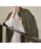 【23区/NIJYUSANKU】の【SLOW/一部店舗限定】ウォッシュドピーチタフタ ブルゾン カーキ系|ID: prp329100004121996 ipo3291000000028128017