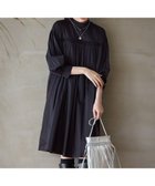 【23区/NIJYUSANKU】の【SLOW/一部店舗限定】ウォッシュドコットンサテン ワンピース ブラック系|ID: prp329100004121999 ipo3291000000028128036