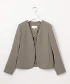 【自由区/JIYU-KU】の【セットアップ対応・洗える】トリアセダブルクロスノーカラー ジャケット モカ|ID: prp329100004122023 ipo3291000000032465754