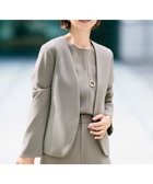 【自由区/JIYU-KU】の【ご好評アイテム・セットアップ対応・セレモニー・通勤】トリアセダブルクロスノーカラー ジャケット 人気、トレンドファッション・服の通販 founy(ファニー) ファッション Fashion レディースファッション Fashion for Women アウター Coat / Outerwear Collection レディースジャケット・軽アウター Jackets ノーカラージャケット / シンプル上品コーデ Collarless Jackets シンプル Simple, Minimal ジャケット Jacket, Outerwear ストレッチ Stretch, Stretchy Fabric セットアップ Set-Up, Coordinated Outfit セレモニー Ceremony バランス Balance, Style Balance フォルム Silhouette, Form ベスト Vest, Waistcoat ボレロ Bolero, Short Cardigan 夏 Summer S/S・春夏 SS, Spring/Summer, Warm Season A/W・秋冬 Autumn/Winter ビジネス 仕事 通勤 Business / Work / Commuting thumbnail モカ|ID: prp329100004122023 ipo3291000000036566285