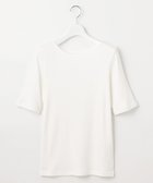 【自由区/JIYU-KU】の【洗える】ソフトリブ5分袖 Tシャツ オフ|ID: prp329100004122086 ipo3291000000028128646