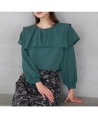 【エニィ スィス/any SiS】の【洗える】スクエアラッフルカラー ブラウス 人気、トレンドファッション・服の通販 founy(ファニー) ファッション Fashion レディースファッション WOMEN トップス・カットソー Tops/Tshirt シャツ/ブラウス Shirts/Blouses 洗える Washable カーディガン Cardigan シャーリング Shirring スクエア Square フェミニン Feminine ラッフル Raffle A/W・秋冬 Aw・Autumn/Winter・Fw・Fall-Winter おすすめ Recommend エレガント 上品 Elegant thumbnail ディープグリーン|ID: prp329100004122090 ipo3291000000028128682