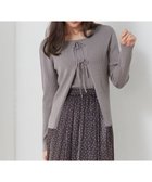 【エニィ スィス/any SiS】の【2SET】リボンカーデツイン ニット 人気、トレンドファッション・服の通販 founy(ファニー) ファッション Fashion レディースファッション WOMEN トップス・カットソー Tops/Tshirt ニット Knit Tops A/W・秋冬 Aw・Autumn/Winter・Fw・Fall-Winter カーディガン Cardigan セーター Sweater フロント Front リボン Ribbon ワイドリブ Wide Rib thumbnail ライトグレー|ID: prp329100004122094 ipo3291000000028463020