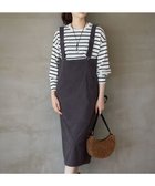 【23区/NIJYUSANKU】の【SLOW/一部店舗限定】ソフトコーデュロイ サロペット スカート グレー系|ID:prp329100004122102