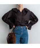 【23区/NIJYUSANKU】の【SLOW/一部店舗限定】テンセルコットンジョーゼット フリル ブラウス グレー系|ID: prp329100004122111 ipo3291000000032686689