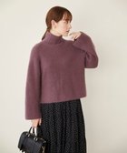 【フェルゥ/Feroux】のFOXブレンドハイネック ニット 人気、トレンドファッション・服の通販 founy(ファニー) ファッション Fashion レディースファッション WOMEN トップス・カットソー Tops/Tshirt ニット Knit Tops A/W・秋冬 Aw・Autumn/Winter・Fw・Fall-Winter おすすめ Recommend カーディガン Cardigan コンパクト Compact コンビ Combination シンプル Simple セーター Sweater ハイネック High Neck フェミニン Feminine レース Race 再入荷 Restock/Back In Stock/Re Arrival thumbnail ダークブラウン系|ID: prp329100004122136 ipo3291000000028129365