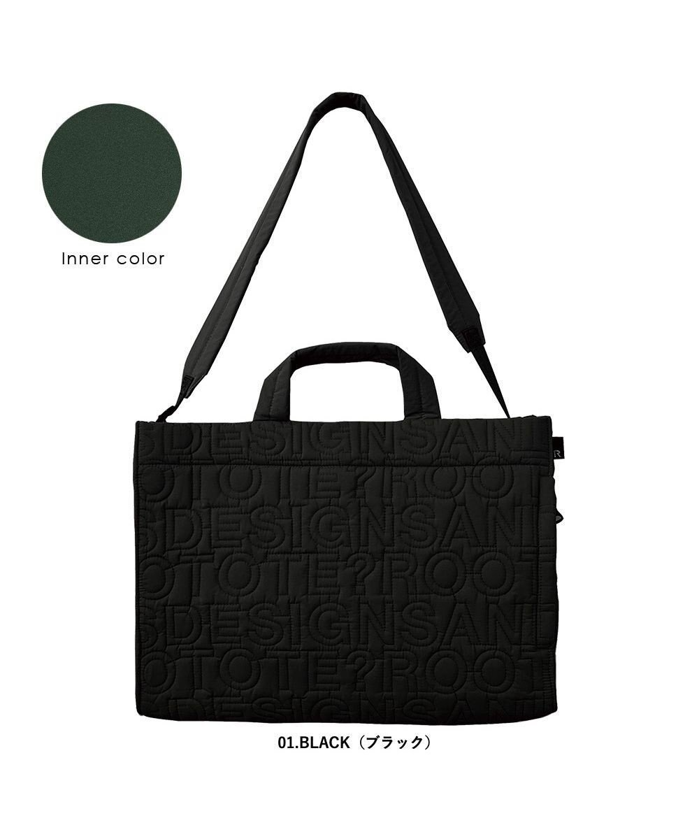 【ルートート/ROOTOTE】の1319【オリジナル】SN.ミディアム.アルファベットスープ-キルティング-A インテリア・キッズ・メンズ・レディースファッション・服の通販 founy(ファニー) 　ファッション　Fashion　レディースファッション　WOMEN　カメラ　Camera　キルティング　Quilting　クッション　Cushion　ショルダー　Shoulder　パターン　Pattern　ポケット　Pocket　NEW・新作・新着・新入荷　New Arrivals　ビジネス 仕事 通勤　Business　01:ブラック|ID: prp329100004123452 ipo3291000000028142969