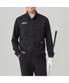 【23区 ゴルフ/23区GOLF / MEN】の【MEN】【UVカット】千鳥ジャカードニットブルゾン ブラック系|ID: prp329100004123458 ipo3291000000028143013