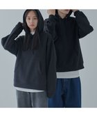 【ウィゴー/WEGO】の【ユニセックス着用ITEM】リラックスフィットスウェットプルパーカー 人気、トレンドファッション・服の通販 founy(ファニー) ファッション Fashion レディースファッション WOMEN トップス・カットソー Tops/Tshirt パーカ Sweats スウェット Sweat インナー Inner 春 Spring 秋 Autumn/Fall ショルダー Shoulder シンプル Simple スマホ Smartphone トレンド Trend ドロップ Drop 定番 Standard 長袖 Long Sleeve パーカー Hoodie ベーシック Basic リラックス Relax ルーズ Loose 冬 Winter A/W・秋冬 Aw・Autumn/Winter・Fw・Fall-Winter thumbnail ブラック|ID: prp329100004123466 ipo3291000000028143049