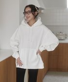 【ウィゴー/WEGO】の【ユニセックス着用ITEM/裏起毛】リラックスフィットスウェットプルパーカー ホワイト|ID:prp329100004123466