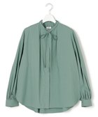 【ジェイプレスヨークストリート/J.PRESS YORK STREET】の【WOMEN】ワンウォッシュタイプライター リボンタイバンドカラー ブラウス 人気、トレンドファッション・服の通販 founy(ファニー) ファッション Fashion レディースファッション WOMEN トップス・カットソー Tops/Tshirt シャツ/ブラウス Shirts/Blouses タイプライター Typewriter チュニック Tunic バランス Balance フロント Front マニッシュ Mannish リボン Ribbon A/W・秋冬 Aw・Autumn/Winter・Fw・Fall-Winter S/S・春夏 Ss・Spring/Summer 夏 Summer thumbnail グリーン系|ID: prp329100004123467 ipo3291000000028143221