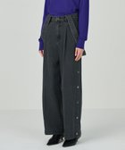 【グレース コンチネンタル/GRACE CONTINENTAL】のサスペンダーデニムパンツ 人気、トレンドファッション・服の通販 founy(ファニー) ファッション Fashion レディースファッション WOMEN パンツ Pants デニムパンツ Denim Pants A/W・秋冬 Aw・Autumn/Winter・Fw・Fall-Winter S/S・春夏 Ss・Spring/Summer サスペンダー Suspenders センター Center デニム Denim トレンド Trend ドット Dot ワイド Wide 夏 Summer thumbnail ブラック|ID: prp329100004123505 ipo3291000000028143663