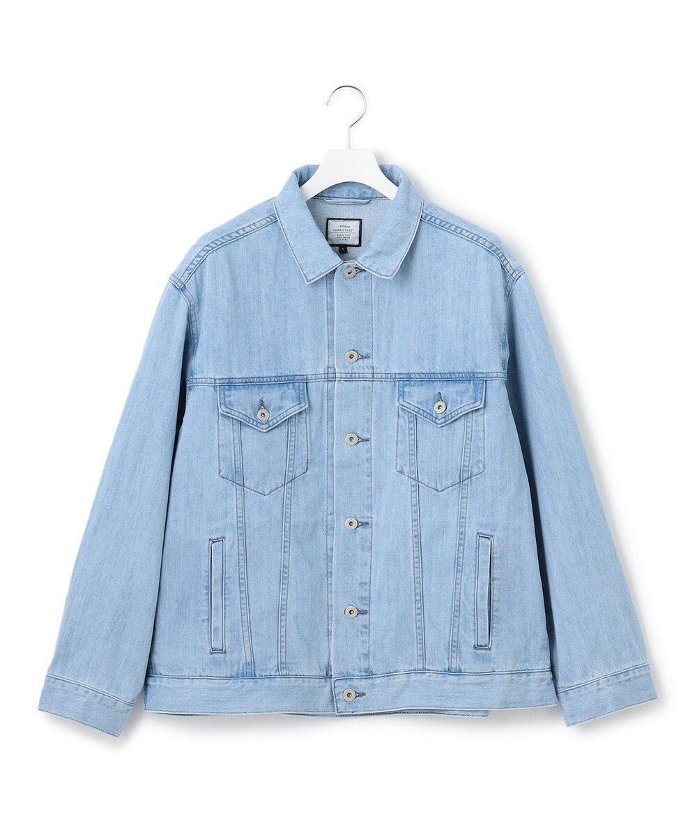 【ジェイプレスヨークストリート/J.PRESS YORK STREET】の【UNISEX】デニムジャケット インテリア・キッズ・メンズ・レディースファッション・服の通販 founy(ファニー) 　ファッション　Fashion　レディースファッション　WOMEN　アウター　Coat Outerwear　ジャケット　Jackets　デニムジャケット　Denim Jackets　ユニセックス　Unisex　ジャケット　Jacket　デニム　Denim　リラックス　Relax　ワイド　Wide　夏　Summer　S/S・春夏　Ss・Spring/Summer　A/W・秋冬　Aw・Autumn/Winter・Fw・Fall-Winter　ダルブルー系|ID: prp329100004124776 ipo3291000000030929968