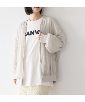 【アメリカンホリック/AMERICAN HOLIC】のリバーシブルシフォン×チュールブルゾン 人気、トレンドファッション・服の通販 founy(ファニー) ファッション Fashion レディースファッション WOMEN アウター Coat Outerwear ジャケット Jackets ブルゾン Blouson/Jackets A/W・秋冬 Aw・Autumn/Winter・Fw・Fall-Winter エアリー Airy ギャザー Gather シフォン Chiffon ジャケット Jacket チュール Tulle トレンド Trend ドレープ Drape フォルム Form ブルゾン Blouson ポケット Pocket リバーシブル Reversible ロング Long |ID:prp329100004124857