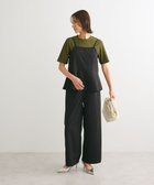 【グリーンパークス/Green Parks】の・ELENCARE DUE ペプラムサロペット 人気、トレンドファッション・服の通販 founy(ファニー) ファッション Fashion レディースファッション WOMEN ワンピース Dress オールインワン ワンピース All In One Dress サロペット Salopette A/W・秋冬 Aw・Autumn/Winter・Fw・Fall-Winter サロペット Overalls シャーリング Shirring ビスチェ Bustier フェミニン Feminine フロント Front ペプラム Peplum ポケット Pocket 冬 Winter 夏 Summer thumbnail Black|ID: prp329100004124877 ipo3291000000028163261