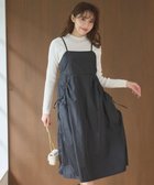 【フェルゥ/Feroux】の【洗える】ニットセット キャミソールワンピース 人気、トレンドファッション・服の通販 founy(ファニー) ファッション Fashion レディースファッション WOMEN ワンピース Dress A/W・秋冬 Aw・Autumn/Winter・Fw・Fall-Winter エアリー Airy キャミソール Camisole ギャザー Gather フェミニン Feminine ポケット Pocket リボン Ribbon ロング Long 人気 Popularity 冬 Winter 洗える Washable 長袖 Long Sleeve thumbnail ブラック系|ID: prp329100004124883 ipo3291000000028872340