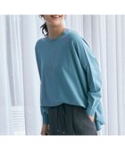 【自由区/JIYU-KU】の【WEB限定カラーあり・洗える】レーヨンストレッチ ニットT ブルーグレー|ID:prp329100004124895