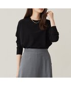 【自由区/JIYU-KU】の【WEB限定カラーあり・洗える】レーヨンストレッチ ニットT ブラック|ID:prp329100004124895
