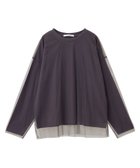 【グリーンパークス/Green Parks】の・ELENCARE DUE チュールレイヤードロンTEE Charcoal Gray|ID: prp329100004124926 ipo3291000000028163523