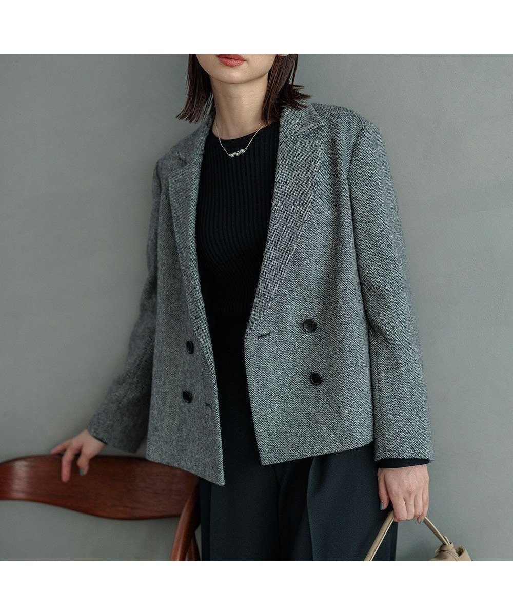 【組曲/KUMIKYOKU】のシックツイード ジャケット 人気、トレンドファッション・服の通販 founy(ファニー) 　ファッション　Fashion　レディースファッション　WOMEN　アウター　Coat Outerwear　ジャケット　Jackets　テーラードジャケット　Tailored Jackets　クラシカル　Classical　ジャケット　Jacket　ツイード　Tweed　フォルム　Form　A/W・秋冬　Aw・Autumn/Winter・Fw・Fall-Winter　 other-1|ID: prp329100004124951 ipo3291000000031975236