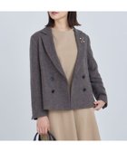 【組曲/KUMIKYOKU】のシックツイード ジャケット 人気、トレンドファッション・服の通販 founy(ファニー) ファッション Fashion レディースファッション Fashion for Women アウター Coat / Outerwear Collection レディースジャケット・軽アウター Jackets テーラードジャケット / 通勤・きれいめスタイル Tailored Jackets & Blazers クラシカル Classical, Vintage-Inspired ジャケット Jacket, Outerwear ツイード Twill, Twill Weave フォルム Silhouette, Form A/W・秋冬 Autumn/Winter thumbnail ダークブラウン系3|ID: prp329100004124951 ipo3291000000033566953