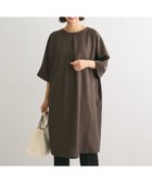 【グリーンパークス/Green Parks】の前後2way ミディ丈タックワンピース 人気、トレンドファッション・服の通販 founy(ファニー) ファッション Fashion レディースファッション WOMEN ワンピース Dress A/W・秋冬 Aw・Autumn/Winter・Fw・Fall-Winter ショルダー Shoulder ドロップ Drop フォルム Form フロント Front ポケット Pocket 秋 Autumn/Fall thumbnail Brown|ID: prp329100004124974 ipo3291000000028163865