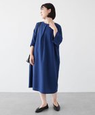 【グリーンパークス/Green Parks】の前後2way ミディ丈タックワンピース 人気、トレンドファッション・服の通販 founy(ファニー) ファッション Fashion レディースファッション WOMEN ワンピース Dress A/W・秋冬 Aw・Autumn/Winter・Fw・Fall-Winter ショルダー Shoulder ドロップ Drop フォルム Form フロント Front ポケット Pocket 秋 Autumn/Fall thumbnail Blue|ID: prp329100004124974 ipo3291000000028462910