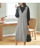 【エニィ スィス/any SiS】の【2SET】チェック ジャンパースカート× ニット ブラック系3|ID: prp329100004125017 ipo3291000000035710150