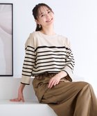 【エニィ スィス/any SiS】の【洗える】パネルボーダー ニット 人気、トレンドファッション・服の通販 founy(ファニー) ファッション Fashion レディースファッション WOMEN トップス・カットソー Tops/Tshirt ニット Knit Tops A/W・秋冬 Aw・Autumn/Winter・Fw・Fall-Winter スタイリッシュ Stylish セーター Sweater ボーダー Border 洗える Washable 無地 Plain Color thumbnail ベージュベースボーダー|ID: prp329100004125134 ipo3291000000028164734