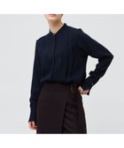 【ベイジ,/BEIGE,】の【洗える】STOW / フロントタックブラウス Navy|ID: prp329100004125315 ipo3291000000031824553