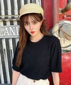 【グリーンパークス/Green Parks】のブークレニットTシャツ 人気、トレンドファッション・服の通販 founy(ファニー) ファッション Fashion レディースファッション WOMEN トップス・カットソー Tops/Tshirt ニット Knit Tops シャツ/ブラウス Shirts/Blouses ロング / Tシャツ T-Shirts A/W・秋冬 Aw・Autumn/Winter・Fw・Fall-Winter おすすめ Recommend コンパクト Compact サマー Summer セーター Sweater フィット Fit 夏 Summer 秋 Autumn/Fall thumbnail Black|ID: prp329100004125330 ipo3291000000028168072