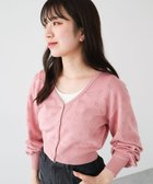 【グリーンパークス/Green Parks】の・swing by ハート柄スカシニットカーディガン 人気、トレンドファッション・服の通販 founy(ファニー) ファッション Fashion レディースファッション WOMEN トップス・カットソー Tops/Tshirt ニット Knit Tops カーディガン Cardigans A/W・秋冬 Aw・Autumn/Winter・Fw・Fall-Winter カーディガン Cardigan コンパクト Compact トレンド Trend フェミニン Feminine フォルム Form フロント Front ボトム Bottom ポケット Pocket 透かし Watermark thumbnail Pink|ID: prp329100004125345 ipo3291000000028462938