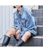 【ウィゴー/WEGO】の【ユニセックス着用ITEM】BIGデニムジャケット 人気、トレンドファッション・服の通販 founy(ファニー) ファッション Fashion レディースファッション WOMEN アウター Coat Outerwear ジャケット Jackets デニムジャケット Denim Jackets インナー Inner ジャケット Jacket スマホ Smartphone セットアップ Set Up デニム Denim 定番 Standard ビッグ Big 羽織 Haori ワイド Wide A/W・秋冬 Aw・Autumn/Winter・Fw・Fall-Winter 再入荷 Restock/Back In Stock/Re Arrival おすすめ Recommend thumbnail デニム淡加工色|ID: prp329100004126680 ipo3291000000028182951