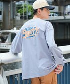 【ウィゴー/WEGO】の【ユニセックス着用ITEM】サークルロゴBIG T(LS) ブルー|ID: prp329100004126687 ipo3291000000028182993