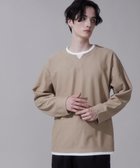 【ウィゴー/WEGO / MEN】のフェイクレイヤードキーネックT(LS) 人気、トレンドファッション・服の通販 founy(ファニー) ファッション Fashion メンズファッション MEN トップス・カットソー Tops/Tshirt/Men シャツ Shirts インナー Inner 春 Spring 秋 Autumn/Fall カットソー Cut And Sew 今季 This Season シンプル Simple ジャケット Jacket スマホ Smartphone スラックス Slacks A/W・秋冬 Aw・Autumn/Winter・Fw・Fall-Winter 再入荷 Restock/Back In Stock/Re Arrival おすすめ Recommend thumbnail ベージュ|ID: prp329100004126695 ipo3291000000028183024