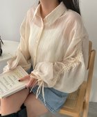 【ウィゴー/WEGO】の楊柳シアードロストショートシャツ 人気、トレンドファッション・服の通販 founy(ファニー) ファッション Fashion レディースファッション WOMEN トップス・カットソー Tops/Tshirt シャツ/ブラウス Shirts/Blouses キャミソール Camisole シアー Sheer スマホ Smartphone ダウン Down デニム Denim フェミニン Feminine 羽織 Haori ミニスカート Mini Skirt A/W・秋冬 Aw・Autumn/Winter・Fw・Fall-Winter 夏 Summer thumbnail ホワイトアイボリー|ID: prp329100004126721 ipo3291000000028183116