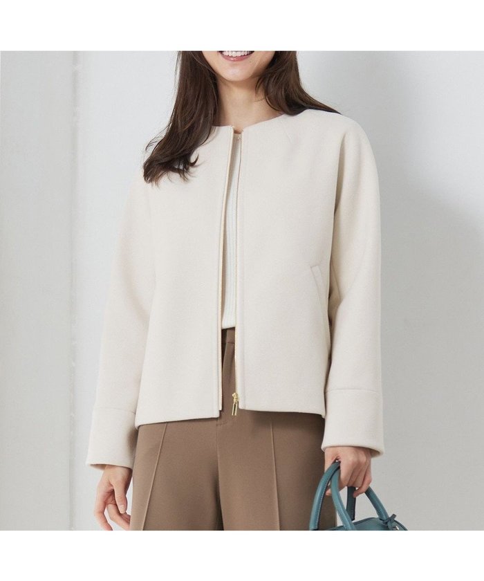 【エニィ スィス/any SiS】のウールライクドルマンショート コート インテリア・キッズ・メンズ・レディースファッション・服の通販 founy(ファニー) https://founy.com/ ファッション Fashion レディースファッション Fashion for Women アウター Coat / Outerwear Collection コート・ロングコート・ピーコート Long Coats, Peacoats & More レディースジャケット・軽アウター Jackets クラシカル Classical, Vintage-Inspired ショート Short, Short Length ジャケット Jacket, Outerwear バランス Balance, Style Balance フォルム Silhouette, Form フロント Front, Front Design A/W・秋冬 Autumn/Winter エレガント 上品 Elegant |ID: prp329100004126727 ipo3291000000032665156