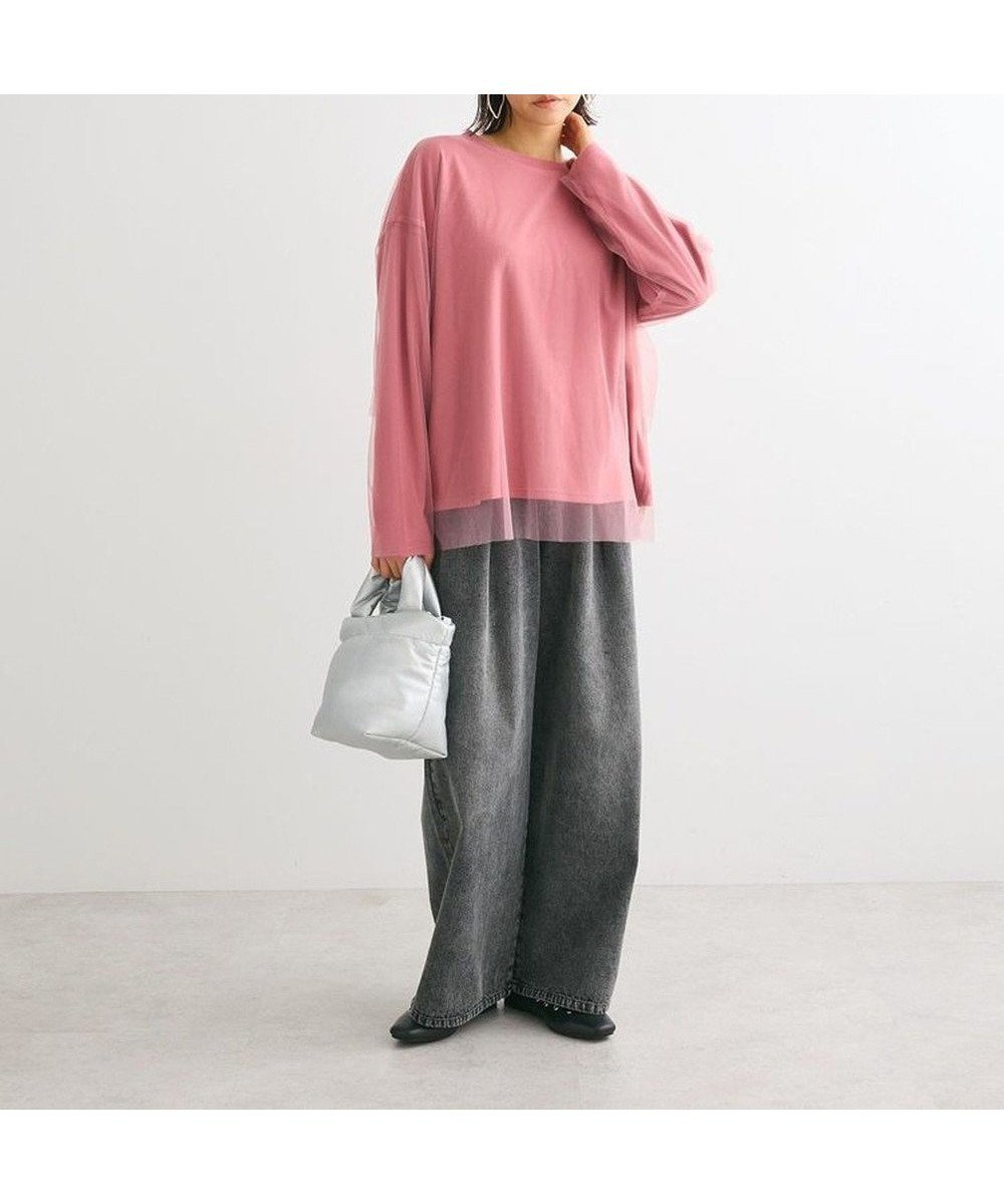 【グリーンパークス/Green Parks】の・ELENCARE DUE デニムタックワイドパンツ 人気、トレンドファッション・服の通販 founy(ファニー) 　ファッション　Fashion　レディースファッション　WOMEN　パンツ　Pants　A/W・秋冬　Aw・Autumn/Winter・Fw・Fall-Winter　おすすめ　Recommend　デニム　Denim　フェミニン　Feminine　ポケット　Pocket　ワイド　Wide　 other-1|ID: prp329100004126730 ipo3291000000028183182